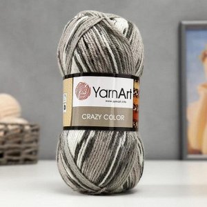 YarnArt Пряжа &quot;Crazy color&quot; 25% шерсть, 75% акрил 260м/100гр (137 принт)