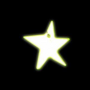 Светоотражающий элемент «Звезда», 7,5 ? 7,5 см, цвет МИКС