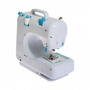 Швейная машина VLK Napoli 2350, 6 Вт, 12 операций, полуавтомат, бело-голубая