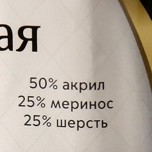 Пряжа "Воздушная" 25%меринос. шерсть, 25%шерсть, 50%акрил 370м/100гр (019 василек)