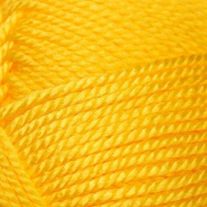 Пряжа для вязания спицами, крючком ALIZE, Extra, 100% акрил, 220 м/100 г, (216 жёлтый)