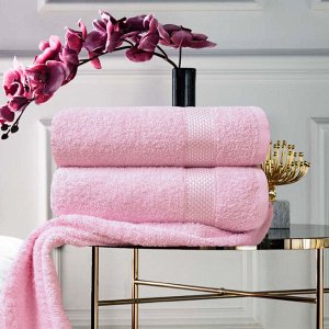 ELEGANTA Набор из 2 полотенец Petek Crystal цвет: светло-розовый (30х50 см - 2 шт)