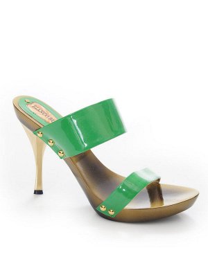 Шлепки Страна производитель: Китай
Размер женской обуви x: 35
Полнота обуви: Тип «F» или «Fx»
Материал верха: Лаковая кожа натуральная
Стиль: Городской
Цвет: Зелёный
Каблук/Подошва: Каблук
Фасон каблу
