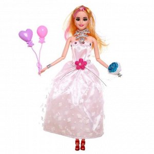 Кукла-модель шарнирная «Невеста» с аксессуарами, МИКС