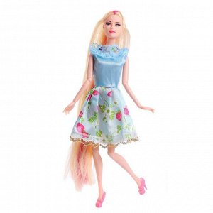 Кукла-модель «Анжела» шарнирная, в платье, с аксессуаром, МИКС