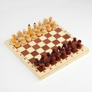 Шахматы обиходные 29 х 29 см, король 6.7 см, пешка 3.5 см