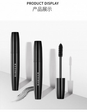 Тушь для ресниц BANXEER Fluffy Volume Mascara 4D Silk Fiber Lash Mascara Waterproof Rimel 3d Mascara