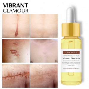 Сыворотка от шрамов для лица и тела VIBRANT GLAMOUR Crocodile Acne Scar Removal с крокодиловым жиром 15 мл