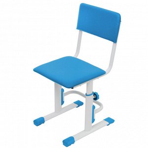 СТУЛ ДЛЯ ШКОЛЬНИКА РЕГУЛИРУЕМЫЙ POLINI KIDS CITY / POLINI KIDS SMART L, БЕЛЫЙ-СИНИЙ