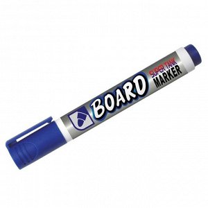 Маркер для белых досок Crown "Multi Board" синий, пулевидный, 3мм
