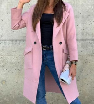 Пальто, розовый