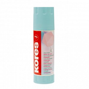 Клей-карандаш 40г Kores Pastel ассорти:розовый, желтый, фиолетовы...