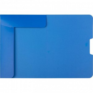 Папка уголок с клапаном Attache Digital, синий