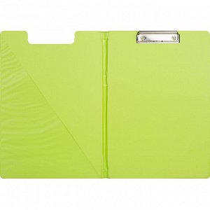 Папка-планшет с зажимом и крышкой Attache Bright colours A4 лайм
