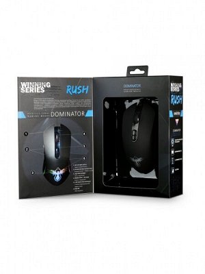 Мышь игровая проводная Smartbuy RUSH Dominator черная (SBM-720G-K)/40