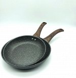 Набор сковород 2 шт Amercook SILVER STONE диаметр 20 и 24 см