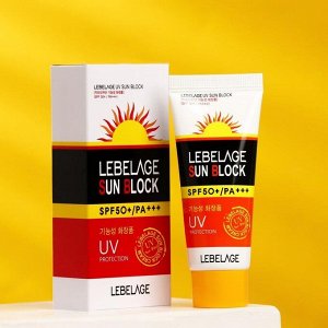 Солнцезащитный крем для лица Lebelage SPF50+/ PA+++, 30 мл