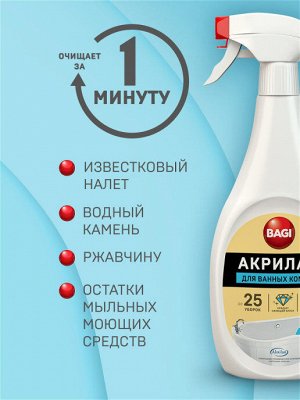 Bagi Premium®️ АКРИЛАН ДЛЯ ВАННЫХ КОМНАТ СПРЕЙ 400 мл