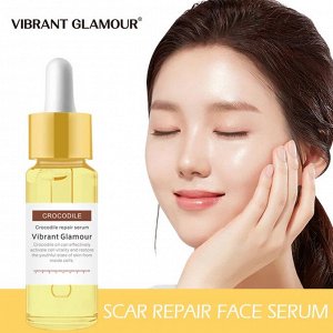 Сыворотка от шрамов для лица и тела VIBRANT GLAMOUR Crocodile Acne Scar Removal с крокодиловым жиром 15 мл