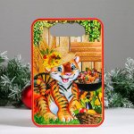 Доска разделочная &quot;Год Тигра. Удовольствия&quot;, дерево