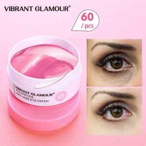 VIBRANT GLAMOUR Eye Mask Полипептидные коллагеновые патчи для глаз Антивозрастные 60 шт