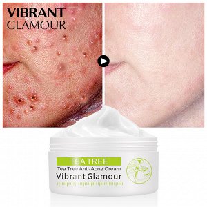 Противовоспалительный крем для лица Vibrant Glamour Tea Tree Anti Acne Face Cream 30 г