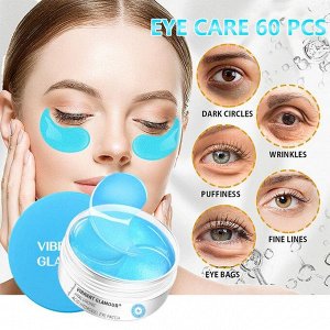 Гидрогелевые патчи для глаз VIBRANT GLAMOUR Hyaluronic Acid Hydrogel Eye Patch 60 шт