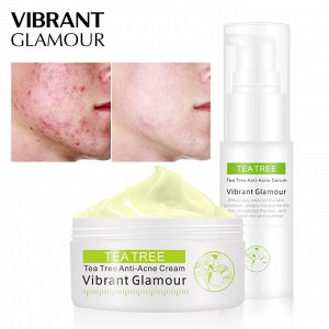 Противовоспалительный крем для лица Vibrant Glamour Tea Tree Anti Acne Face Serum 30 мл