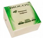 BioCos Бумажные салфетки белые, уп. 100 шт