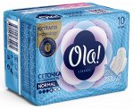 OLA! WINGS CLASSIC NORMAL SINGLES прокладки в инд. упаковке с крылышками Поверхность сеточка уп.10