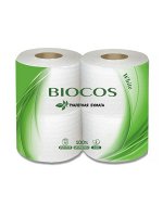 BioCos Туалетная бумага 2х сл., уп.4 рулона*12