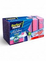 Perfect House Губки для посуды Antibac, 4 шт