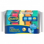 CELESTA Губка для мытья посуды Волна 5 шт