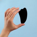 Массажёр Гуаша «Лапка», 10 ? 5,2 см, цвет чёрный