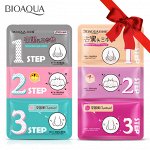 3-х ступенчатый набор Bioaqua для удаления черных точек и сужения пор