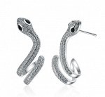 Серьги из стерлингового серебра, 1 пара