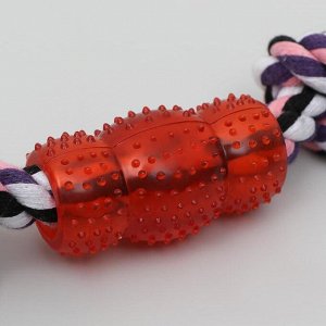 Игрушка тренировочная канатная «Леденец», микс цветов