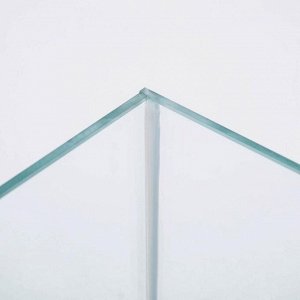 Прямоугольный Акваскейп прозрачный шов , 60х30х30 см, без ребер жесткости, 54 л