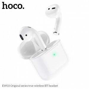 Наушники беспроводные HOCO EW03 Air 2 Bluetooth 300 мАч белый