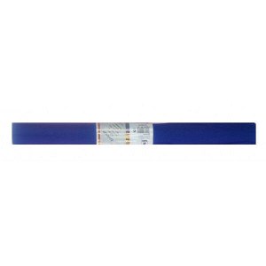 Бумага креповая в рулонах "Werola" 50х250 темно-синяя, 32 г/м2, растяжение 50% (10/100) арт. 12061-118