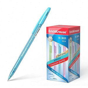 Ручка шарик "ErichKrause R-301 Spring Stick" 0.7мм синяя 1/50 арт. ЕК-31059
