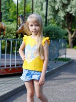 Костюм для девочки, кулирка