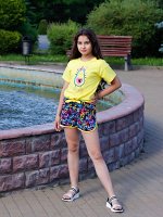 Костюм для девочки, кулирка