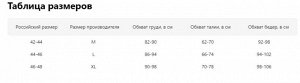 Размерная сетка