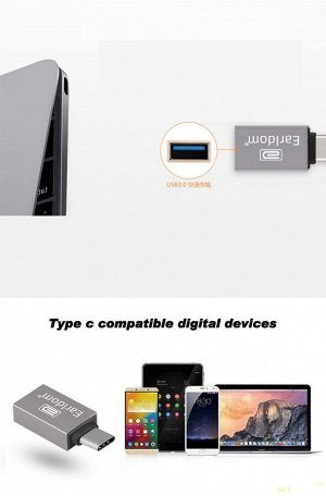 Earldom Переходник с USB на Type-C OTG