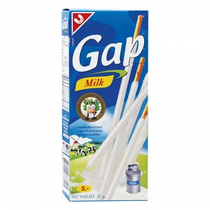 Бисквитные палочки                        в молочной глазури                                            "Gap Milk", 23 g.