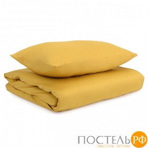 Комплект детского постельного белья из сатина горчичного цвета из коллекции Essential, 100х120 см