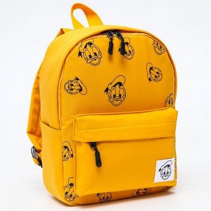 Рюкзак детский "Дональд Дак", 20*10*26, желтый, Микки Маус и его друзья
