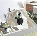 Подарочный набор «Cactus Kit» / Whamisa Fresh Cactus Kit (Serum 33ml + Toner 60ml + Prickly Pear Pack 30g)