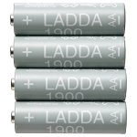LADDA ЛАДДА Аккумуляторная батарейка, HR06 AA 1,2 В1900 мА•ч
